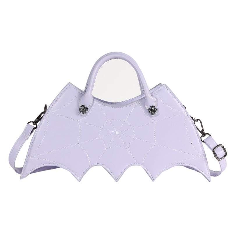 Women's Spider Web Crossbody Bag - Gothic Halloween Shoulder Handbag