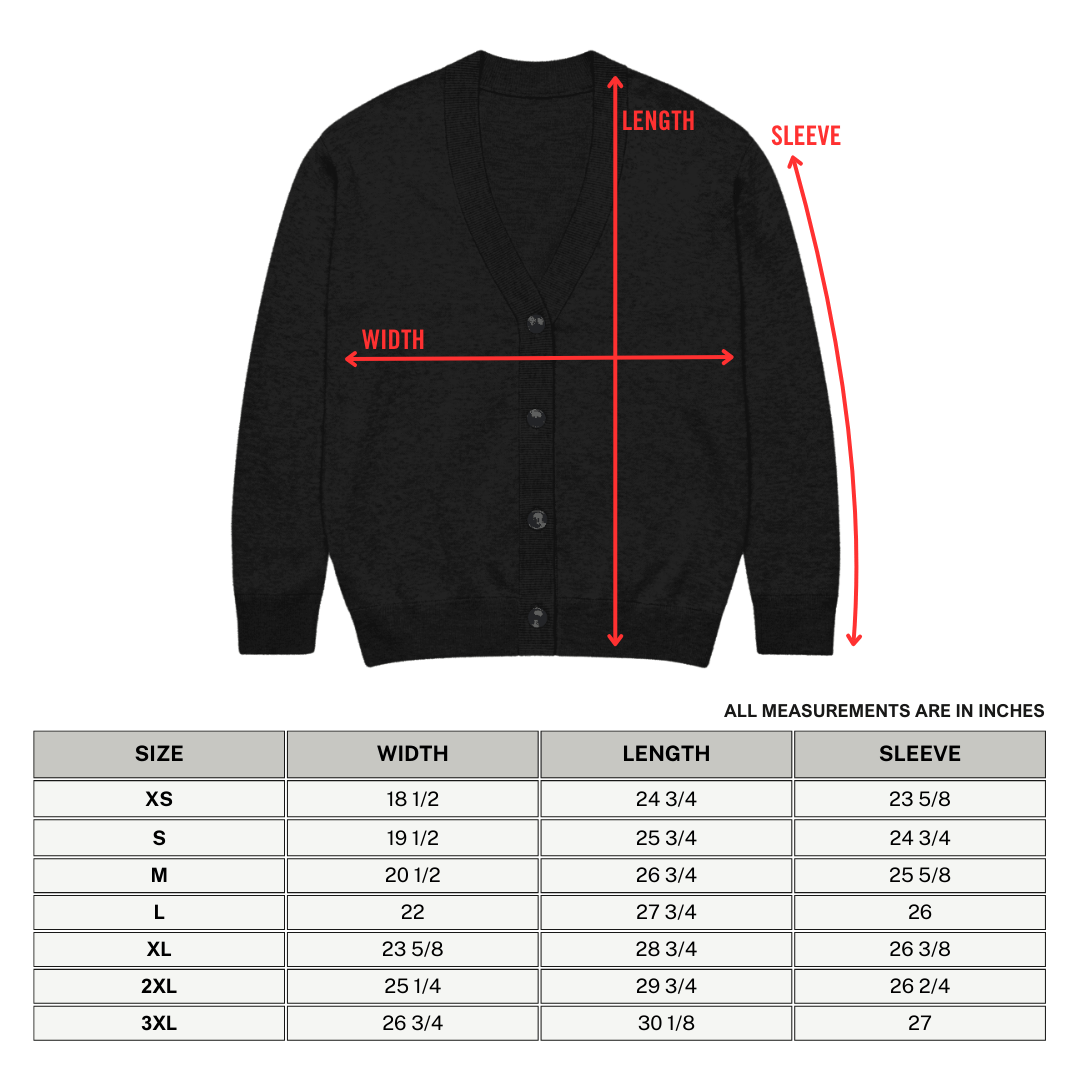 Midnight Bloom Knit Cardigan